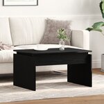 Table basse vidaXL Chêne noir 68x38x50 cm Bois reconstitué