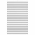 vidaXL Store zèbre gris clair largeur du tissu 135 9 cm polyester