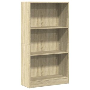 vidaXL Bibliothèque chêne sonoma 60x24x109 cm bois d'ingénierie