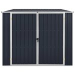 vidaXL Abri de jardin Anthracite 195x198x159 cm Acier galvanisé