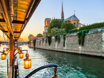 Soirée romantique : dîner gastronomique 3 plats avec cocktail et croisière de 2h sur la seine - smartbox - coffret cadeau gastronomie