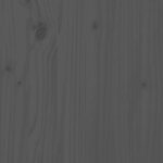 vidaXL Tête de lit Gris 80 5x4x100 cm Bois massif de pin