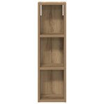 vidaXL Armoire murale de salle de bain Chêne artisan 20 x 14 x 70 cm
