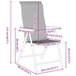 vidaXL Ensemble de salle à manger de jardin 5 pièces gris en rotin synthétique