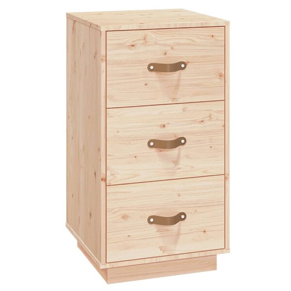  vidaXL Table de chevet 40x40x75 cm Bois de pin solide