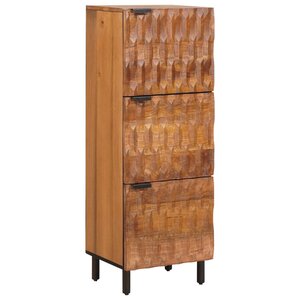 vidaXL Haut Armoire avec porte Finition Acacia Brun 40 x 33 x 110 cm