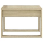 vidaXL Table d'appoint Chêne sonoma 50x50x35 cm Aggloméré