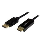 Startech.com câble displayport vers hdmi 3m - 4k 30hz - adaptateur dp vers hdmi - convertisseur pour moniteur dp 1.2 à hdmi - connecteur dp à verrouillage - cordon passif dp vers hdmi