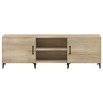 vidaXL Meuble TV chêne sonoma 150x30x50 cm bois d'ingénierie