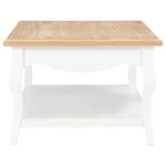 vidaXL Table basse Blanc 110 x 60 x 40 cm MDF