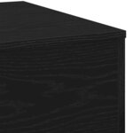 vidaXL Table basse Chêne noir 55 x 55 x 31 cm Bois d'ingénierie
