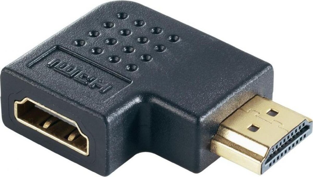 Adaptateur HDMI Delock 65509 [1x HDMI femelle - 1x HDMI femelle] noir  vissable, contacts dorés