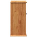 vidaXL Cabinet de Salle de Bain Mural avec stockage VIGO marron miel