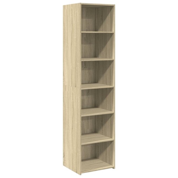vidaXL Buffet haut chêne sonoma 45x41x185 cm bois d'ingénierie