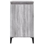 vidaXL Tables de chevet 2 Pièces sonoma gris 40x35x70cm bois d'ingénierie