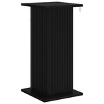 vidaXL Support de Plante Noir 30 5 x 30 x 60 5 cm Bois d'ingénierie