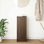 vidaXL Buffet chêne marron 29 5x34x76 cm bois d'ingénierie