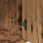 vidaXL Buffet avec tiroir Vieux bois 60 x 31 x 70 cm Bois d'ingénierie