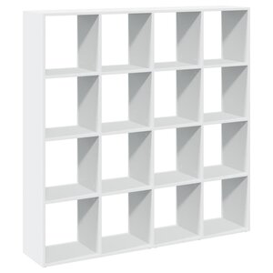 vidaXL Bibliothèque blanc 137 5x29x137 5 cm bois d'ingénierie