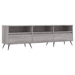 vidaXL Meuble TV sonoma gris 150x30x44 5 cm bois d'ingénierie