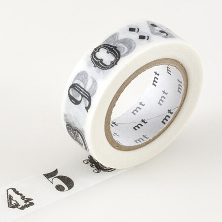 Masking Tape MT EX 1 5 cm Chiffre