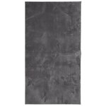 vidaXL Tapis HUARTE à poils courts doux et lavable anthracite 80x150cm