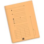 Lot de 25 Sous dossiers chemise 2 rabats HV 240g Saumon OXFORD