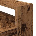 vidaXL Chariot de cuisine Bois ancien 60 x 45 x 80 cm