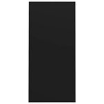 vidaXL Bureau d'ordinateur portable noir bois d'ingénierie