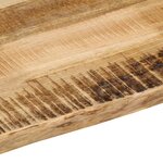 vidaXL Dessus de table bord vivant 100x60x3 8 cm bois de manguier brut