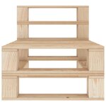 vidaXL Salon de jardin palette 5 Pièces bois