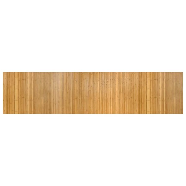 vidaXL Tapis rectangulaire naturel 70x300 cm bambou