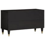 vidaXL Meuble TV 80x31 5x46 cm bois massif de manguier