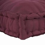 vidaXL Coussin de canapé sur palette Marron tissu