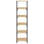 vidaXL Bibliothèque en chêne Sonoma 50x33x188 5 cm Bois d'ingénierie