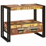 vidaXL Meuble sous-vasque de salle de bain avec tiroir avec étagère