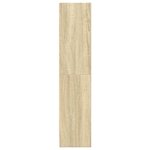vidaXL Bibliothèque chêne sonoma 60x24x109 cm bois d'ingénierie