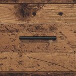 vidaXL Cabinet de salle de bain Bois ancien 35 x 37.5 x 166 cm