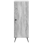 vidaXL Buffet Sonoma gris 33 x 34 5 x 90 cm Bois d'ingénierie