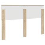 vidaXL Tête de lit Chêne Sonoma 140 cm Bois d'ingénierie