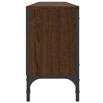 vidaXL Meuble TV à tiroir chêne brun 200x25x44 cm bois d'ingénierie