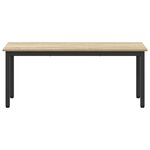 vidaXL banc Sonoma 110 x 35 x 45 cm Bois d'ingénierie