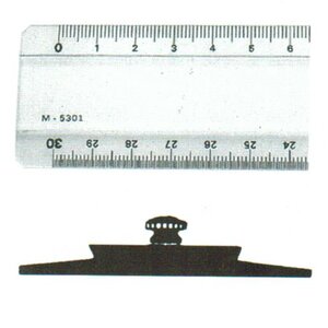 Règle plate 2 biseaux anti-tâche Altuglass Photogravée- 50 cm MINERVA