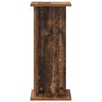 vidaXL Support de Plante Bois ancien 25 x 25 5 x 60 5 cm