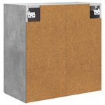 vidaXL Armoire Murale Gris béton 59 x 31 x 60 cm Bois d'ingénierie