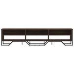 vidaXL Meuble TV chêne marron 180x34x41 cm bois d'ingénierie