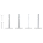 vidaXL Étagères à tiroirs murales 2 Pièces Bleu 60x23 5x10 cm MDF