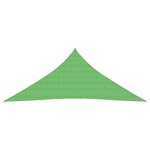 vidaXL Voile d'ombrage 160 g/m² Vert clair 3 6x3 6x3 6 m PEHD