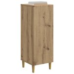 vidaXL Buffet Chêne artisanal 33 x 34 5 x 90 cm Bois d'ingénierie