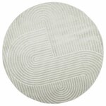 vidaXL Tapis d'intérieur et d'extérieur PALMERAS Vert Ø 120 CM